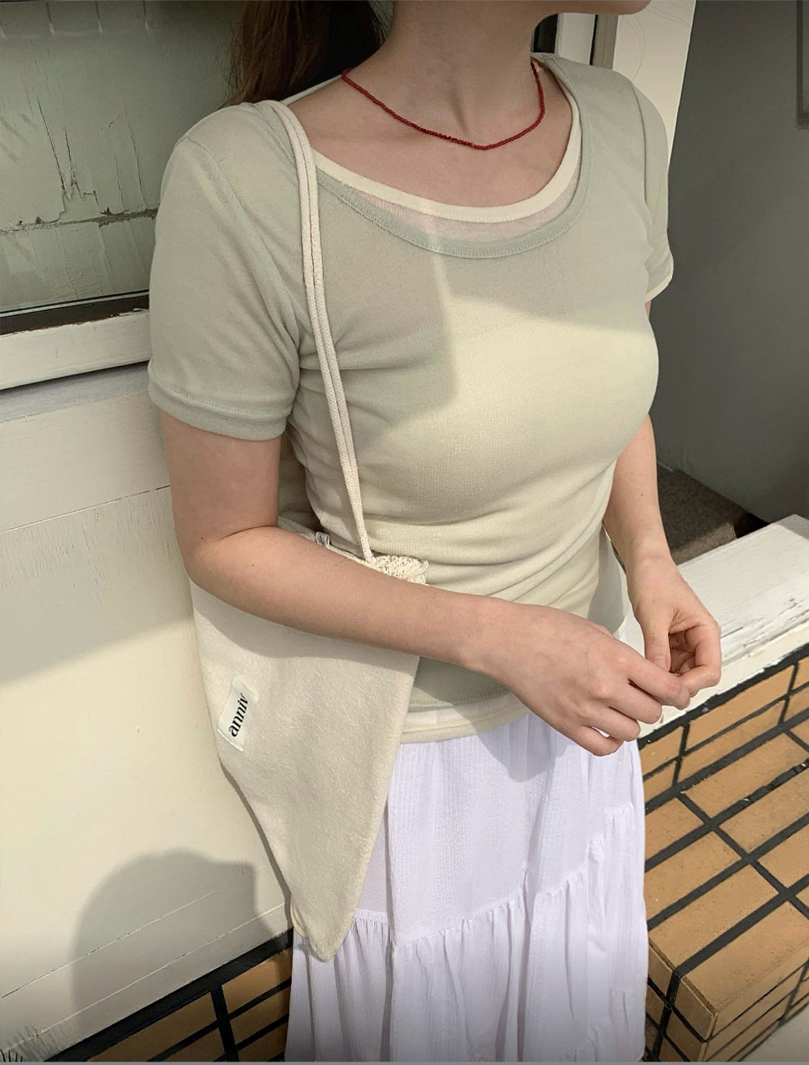 4月限定韓貨預訂95折ᢉ𐭩  See Through Tee 九色入