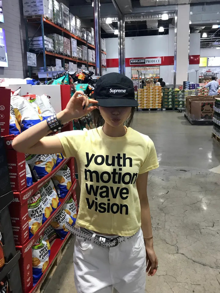 撞色字母短Tee 五色入