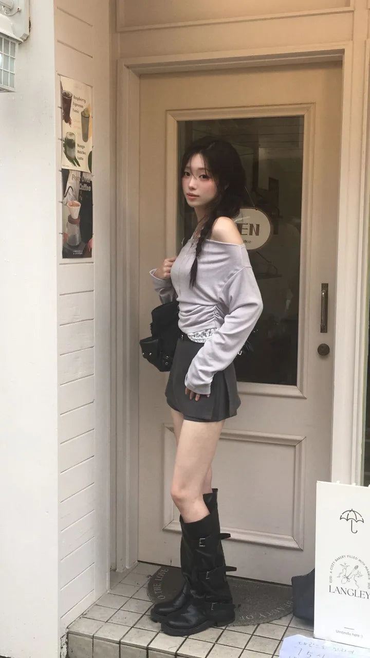 Lace假兩件上衣 三色入