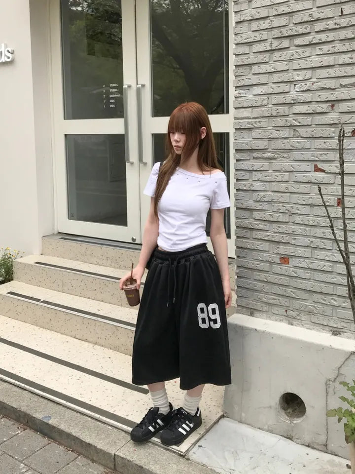7月韓貨預訂95折಄韓國品牌自家製七分衛褲 三色入