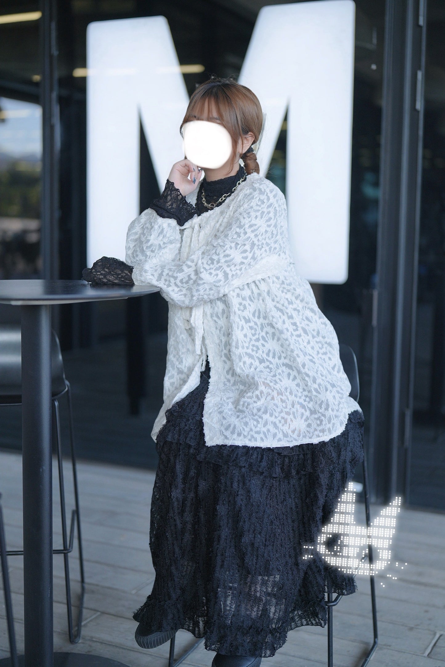 [$179優惠🔥]花花毛毛綁帶外套 三色入