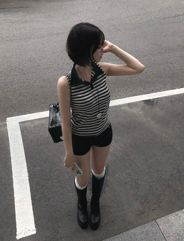 鐵環低腰短褲 四色入