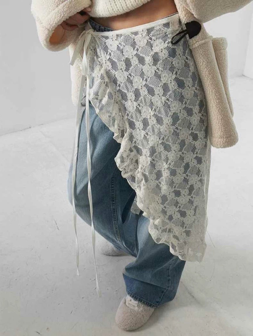 3月限定韓貨預訂95折☆ Layered Wrap Skirt 三色入