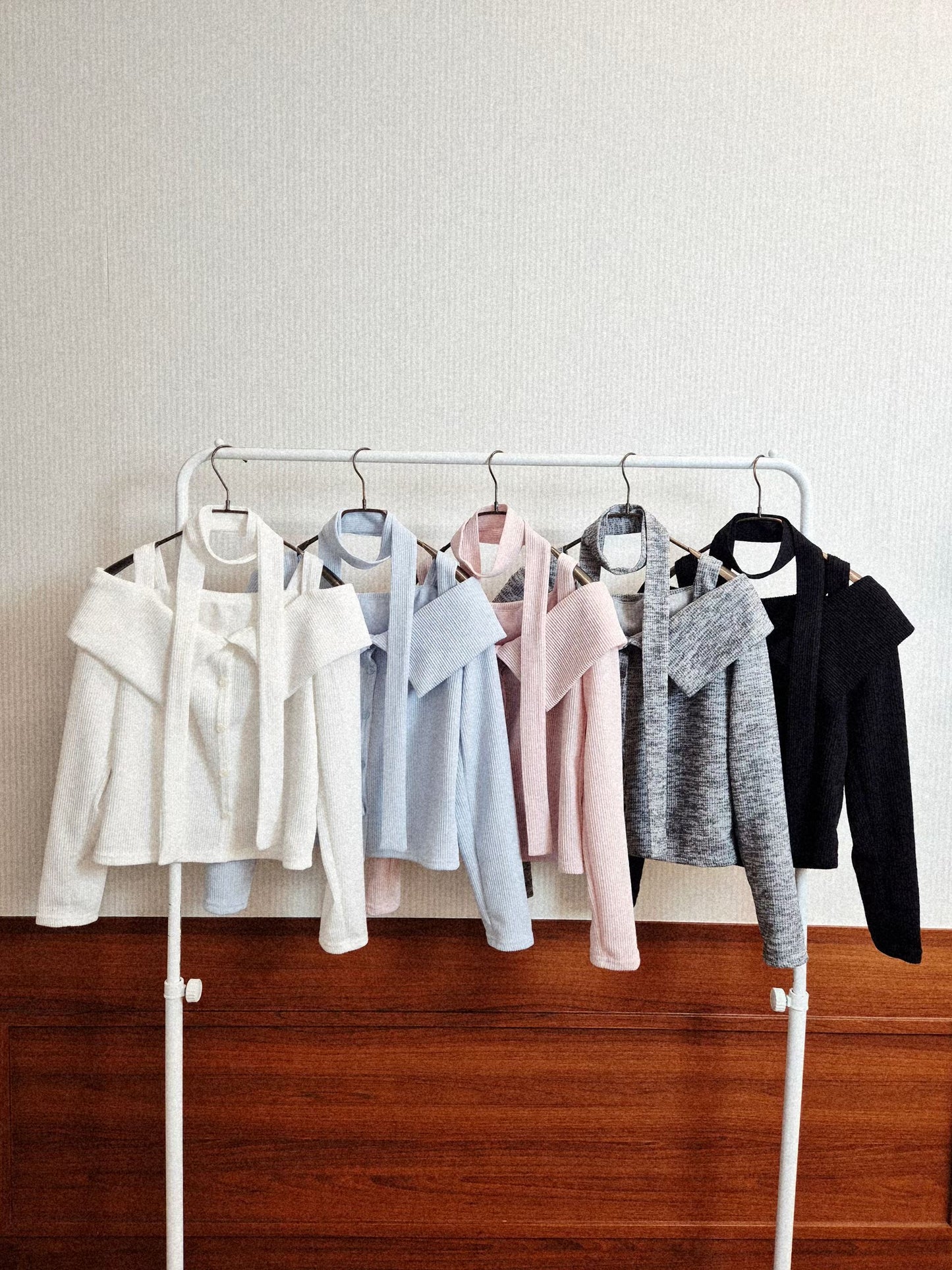 [$109系列] 3way綁帶扣鈕Top