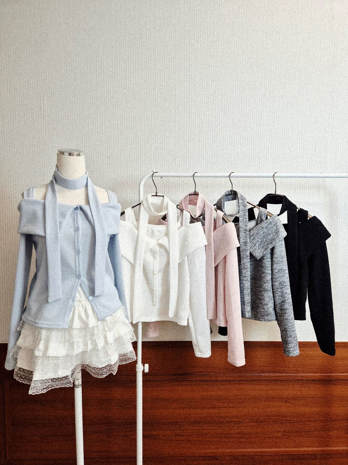[$109系列] 3way綁帶扣鈕Top