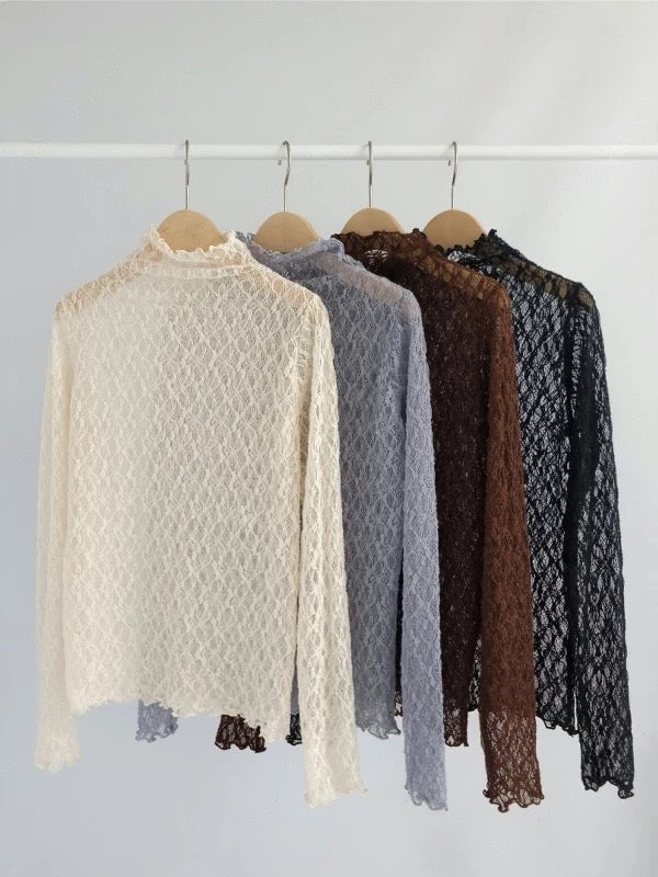 [$139@1] 韓制Lace Top 四色入