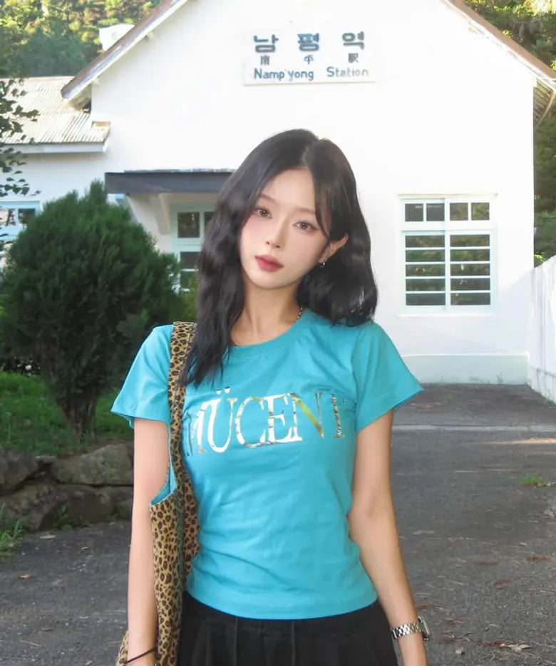 MUCENT薄荷綠短袖Tee 單色入