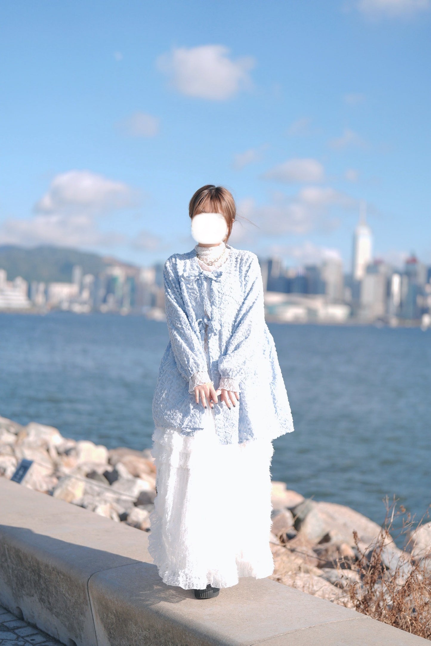 毛毛ruffle cake dress 四色入