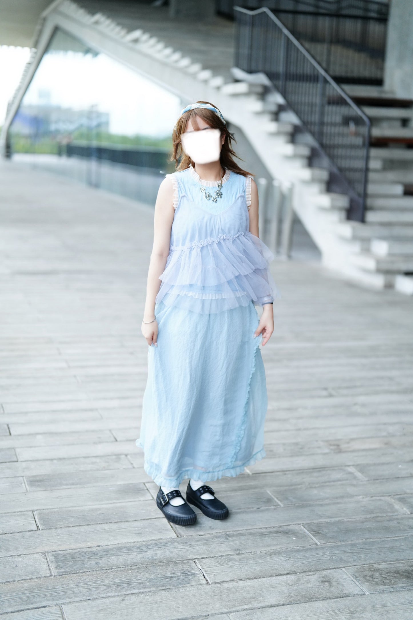 吊帶紗紗背心