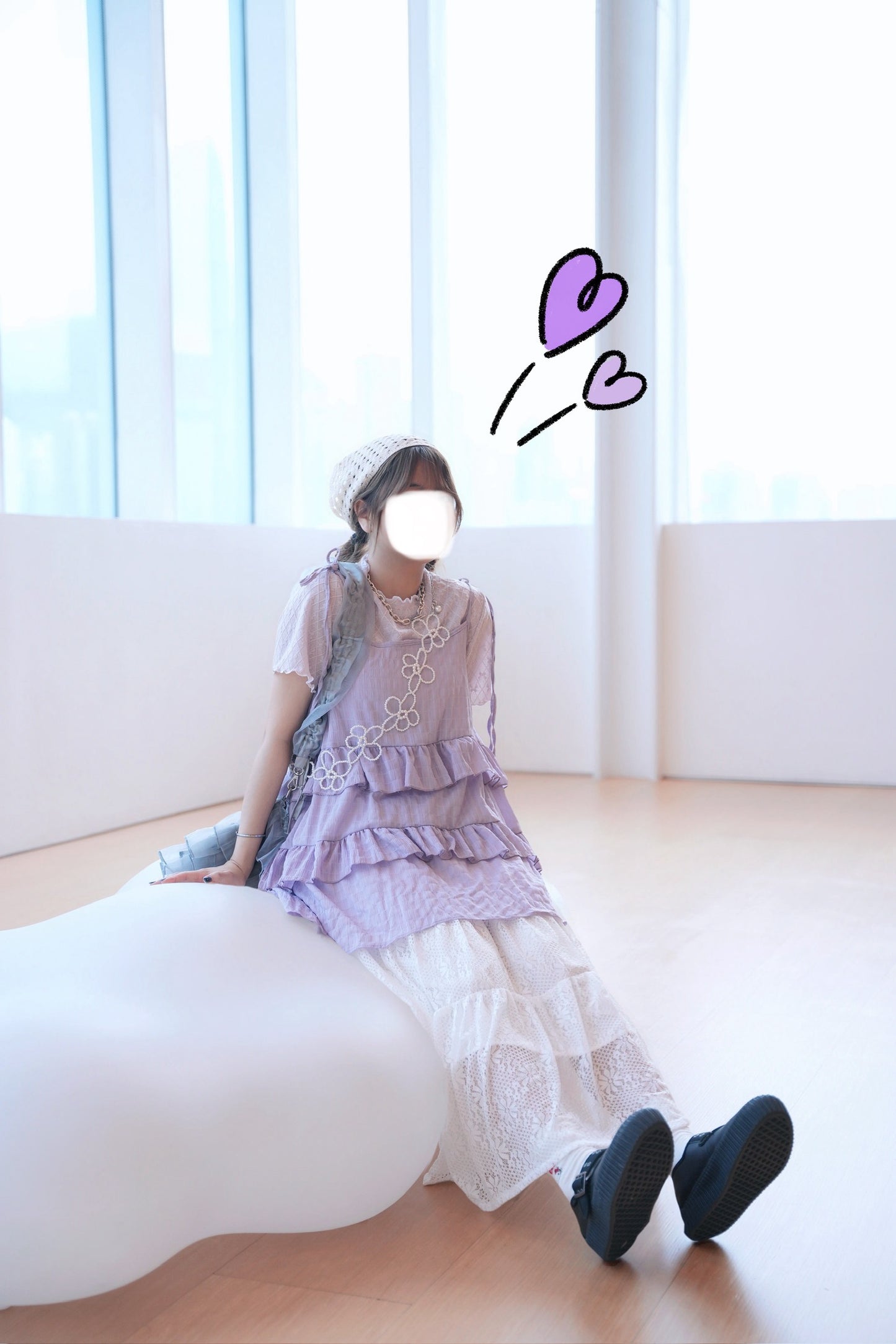暗紋吊帶蛋糕layer連身裙 六色入