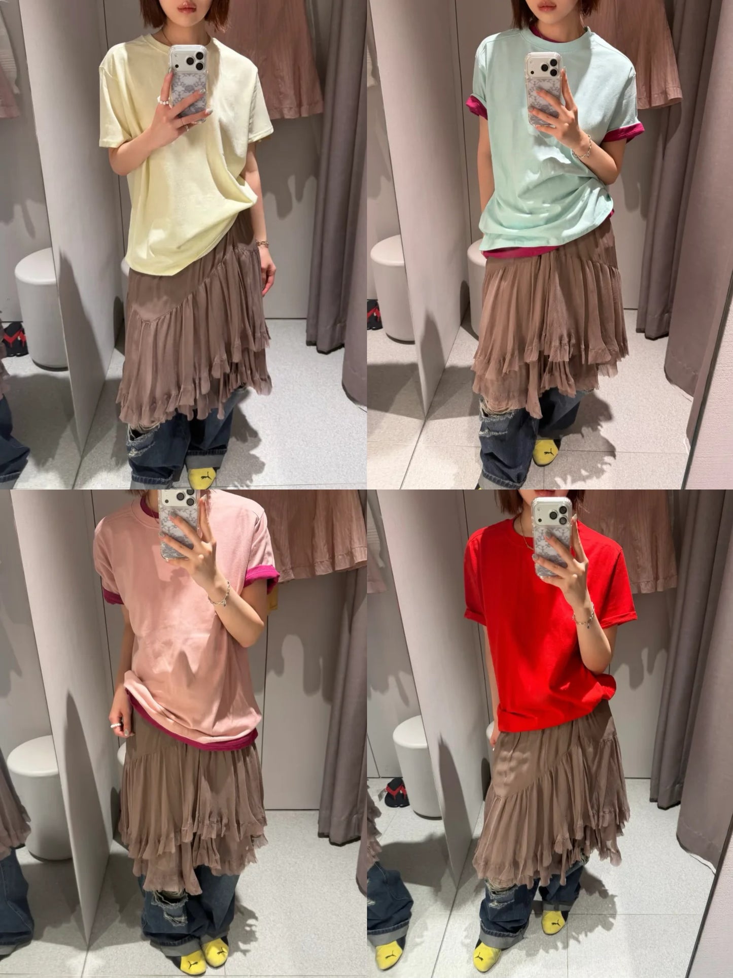12隻顏色短袖Basic Tee