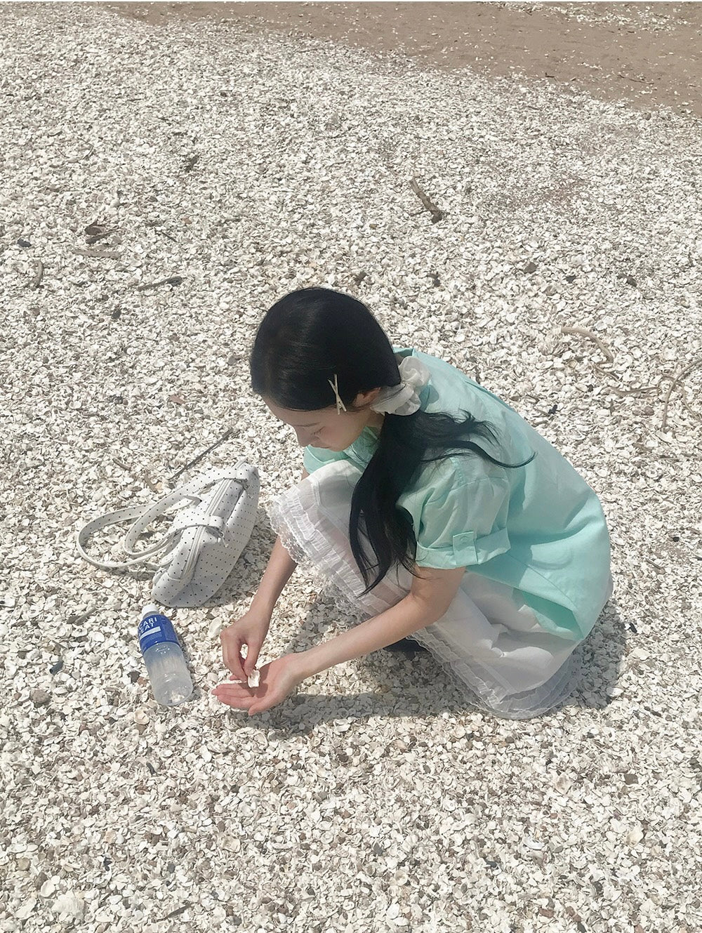 口袋鈕扣短袖襯衫 五色入