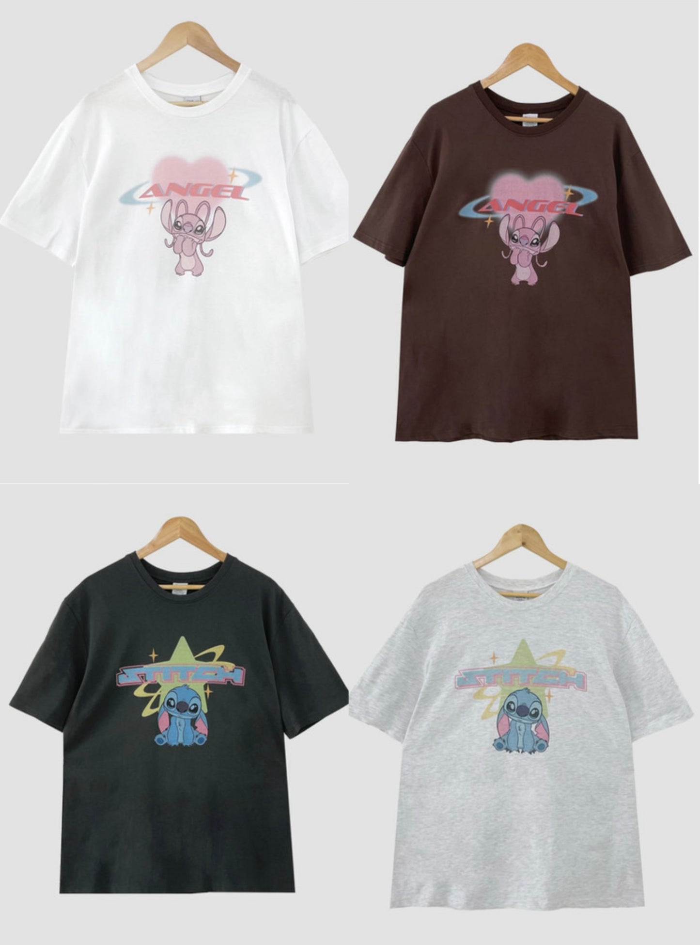 超可愛! STITCH Boxy Tee 四色入