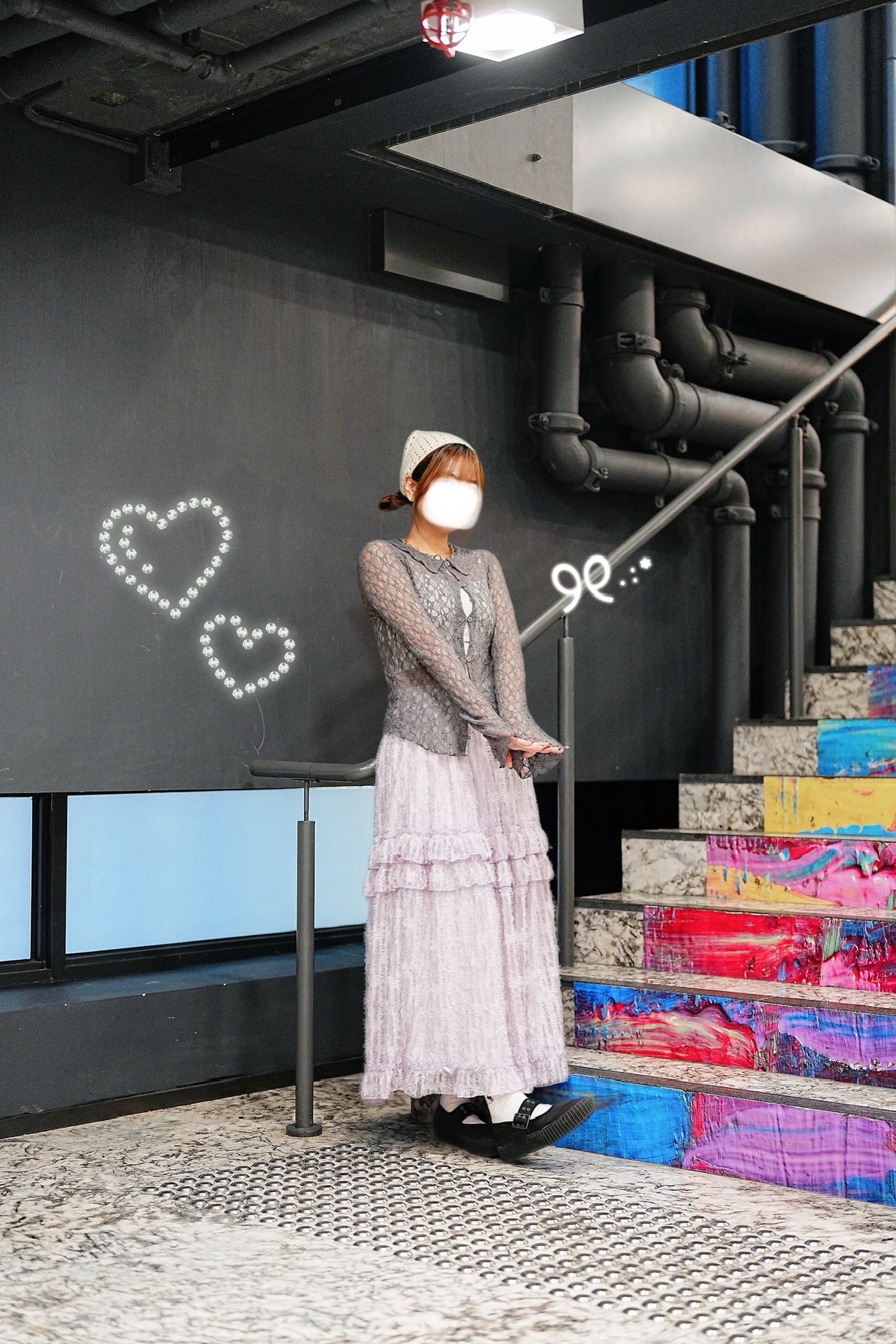 LACE POLO OUTER 四色入