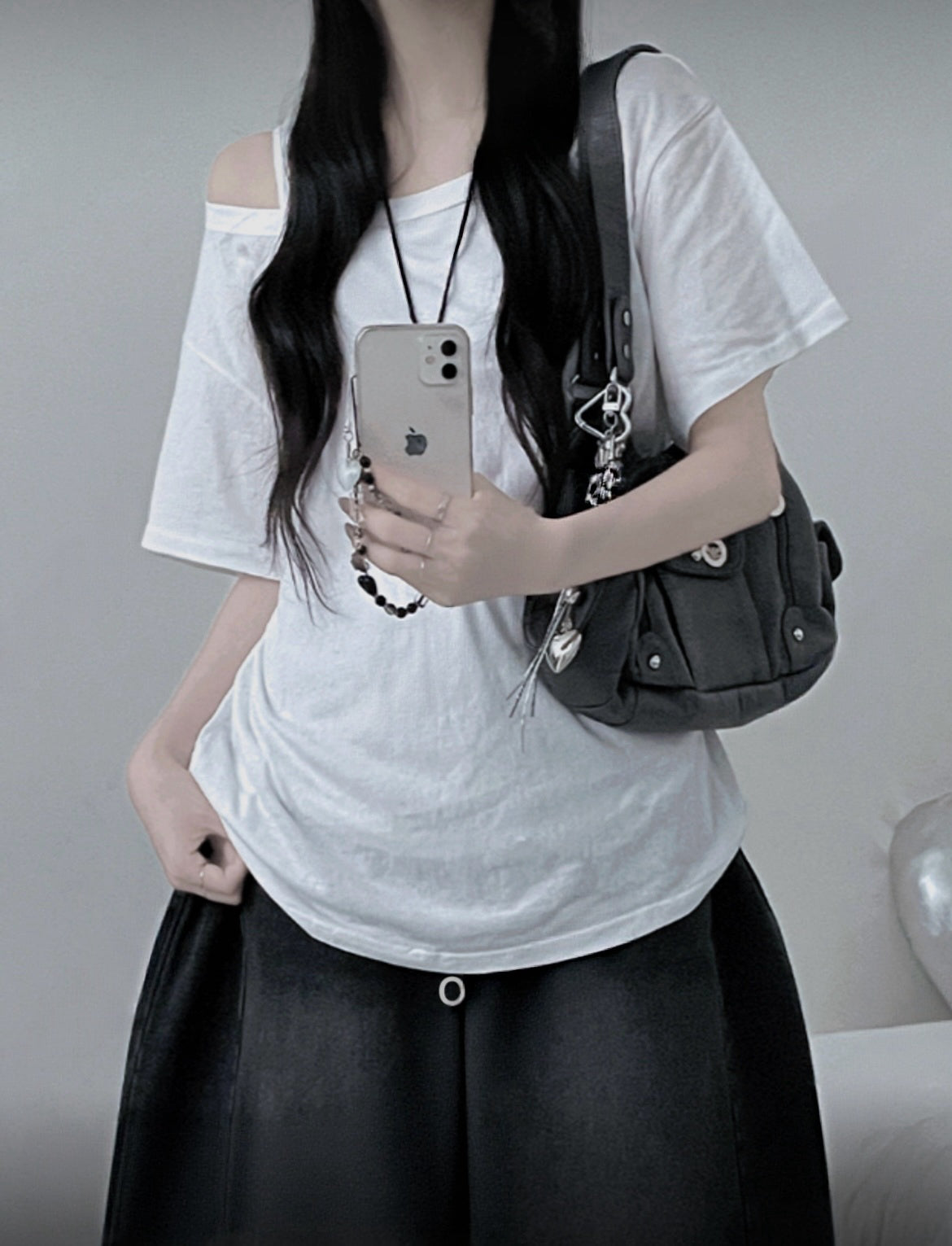 3月限定韓貨預訂95折☆ Basic斜膊Oversize Tee 四色入