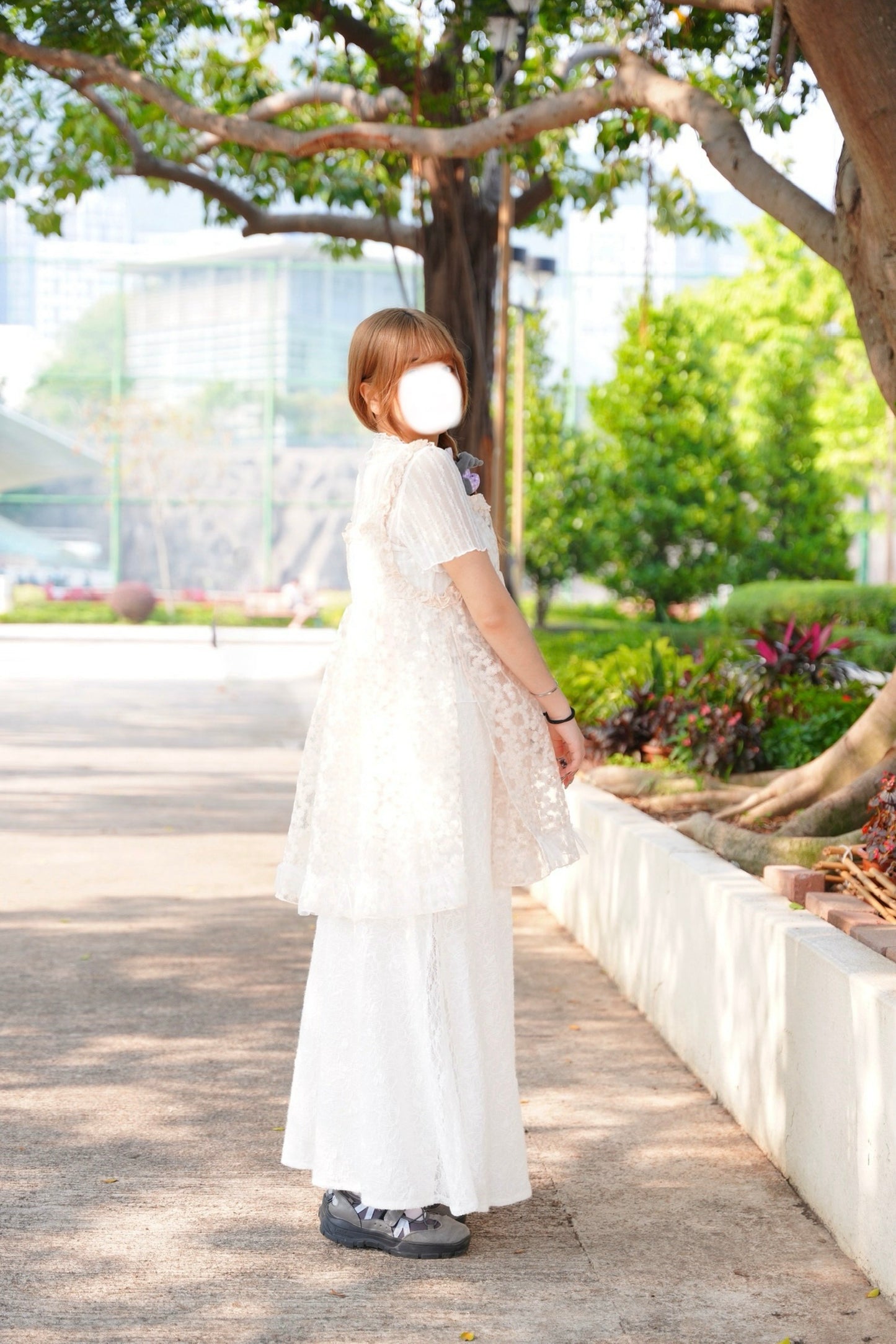 星空刺繡小花外搭 四色入