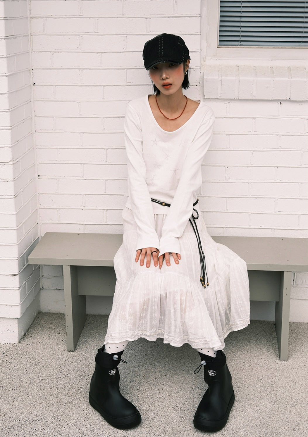 RECLOW RE-RAIN SHIRRING BOOTS