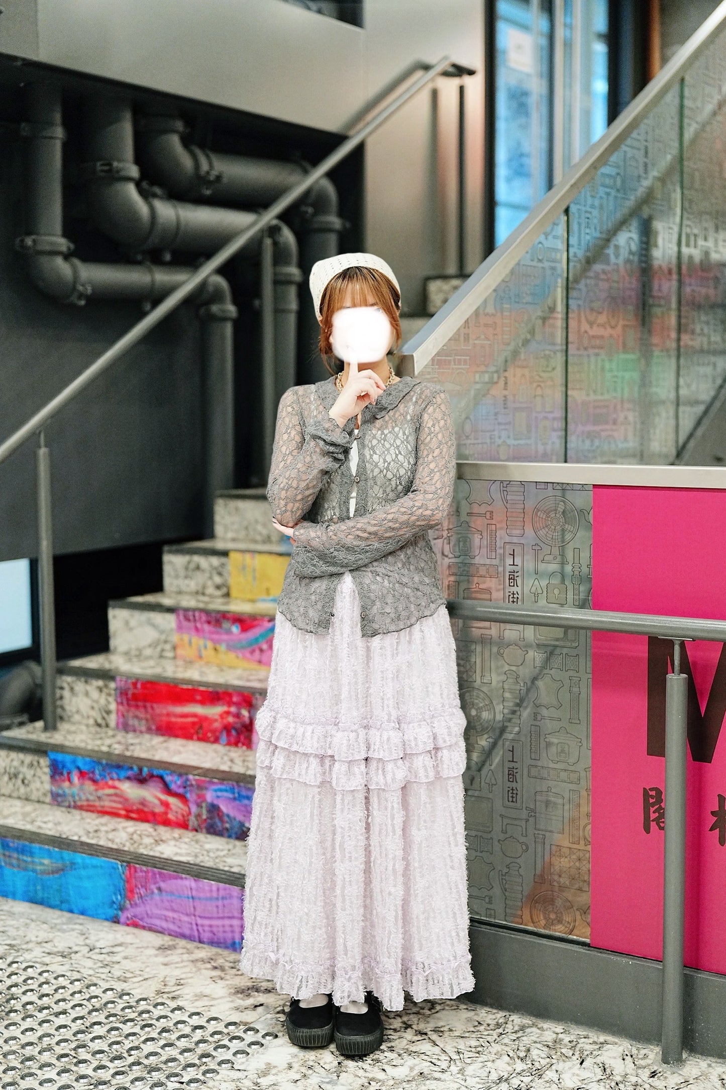 毛毛ruffle cake dress 四色入