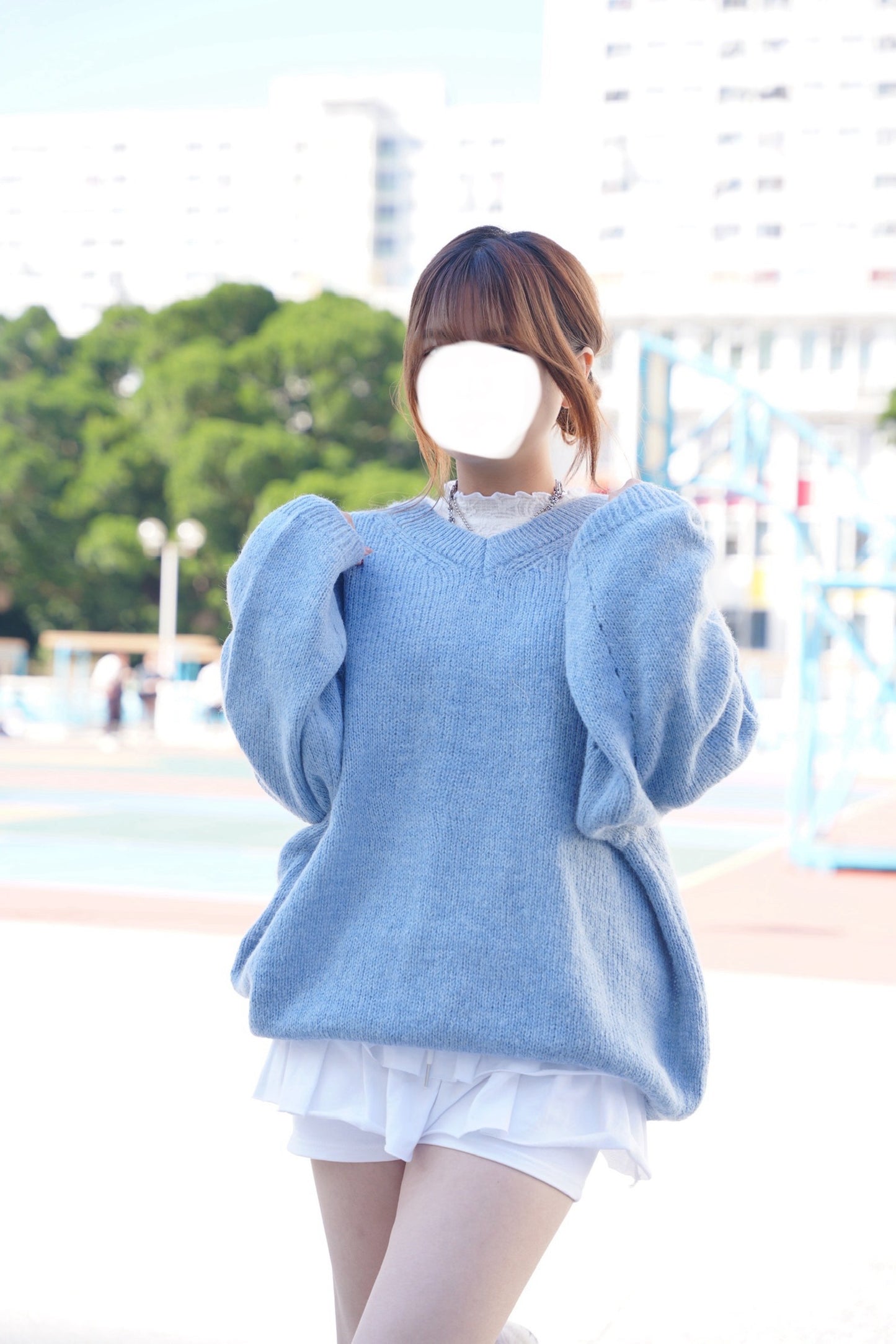 Layer綁帶短裙 三色入