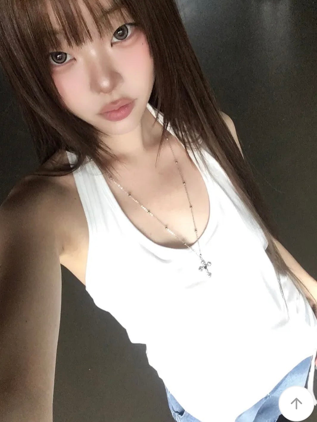 淨色掛頸背心 四色入