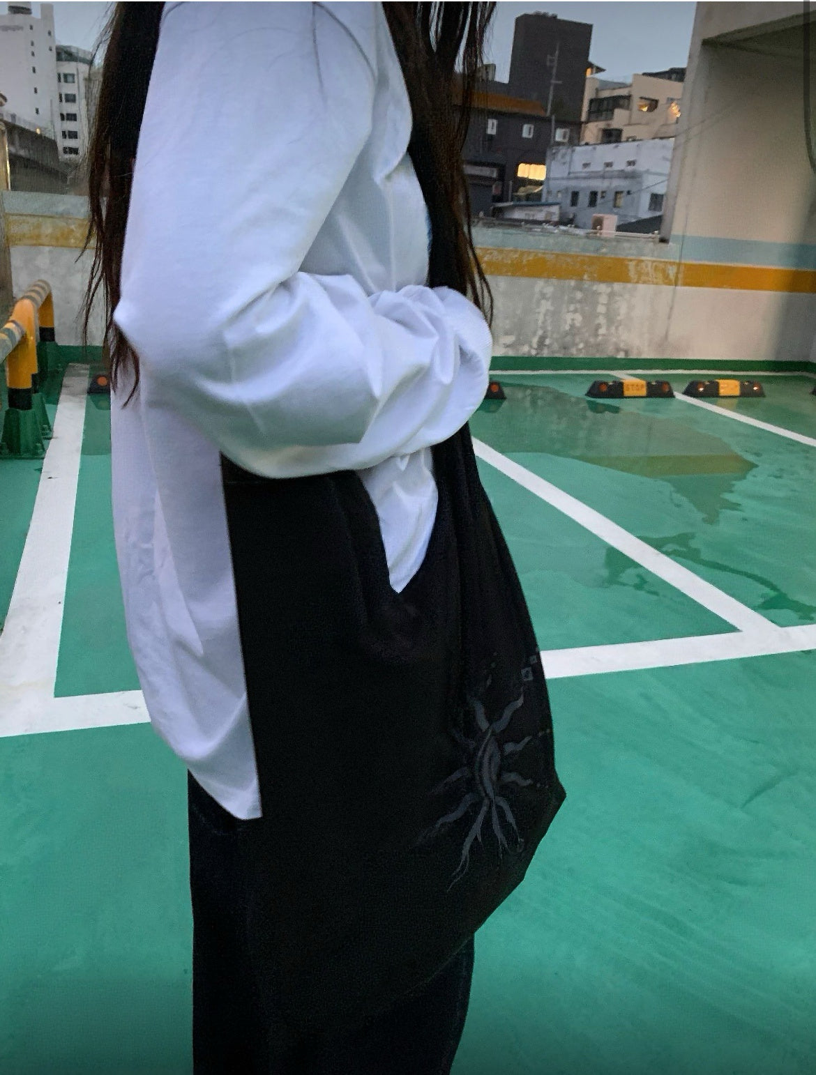 太陽印花掛頸包 兩色入