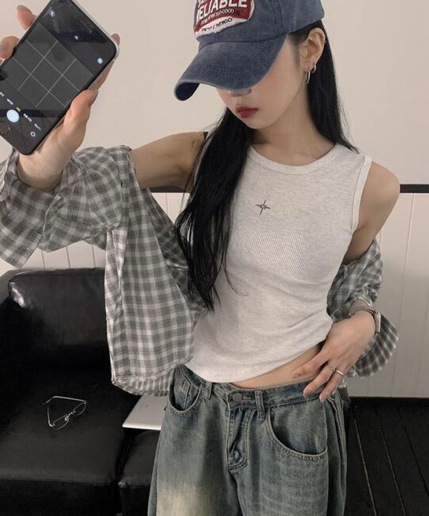 型格Pattern背心Top 四色入