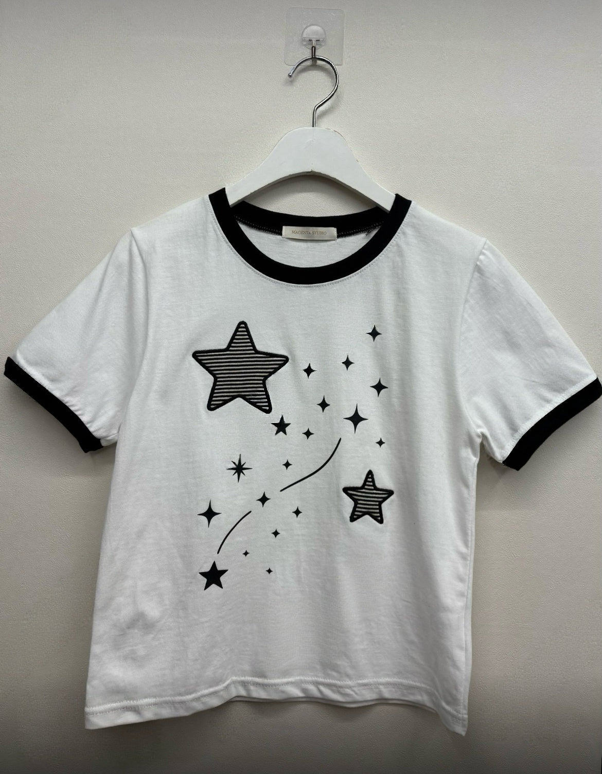超人氣星星Crop Top 四色入