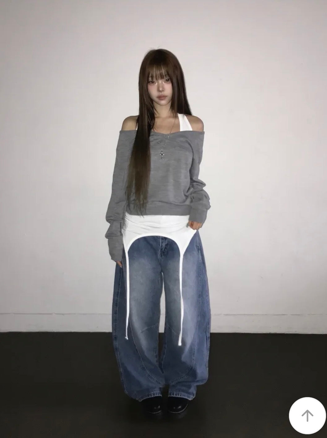 淨色掛頸背心 四色入