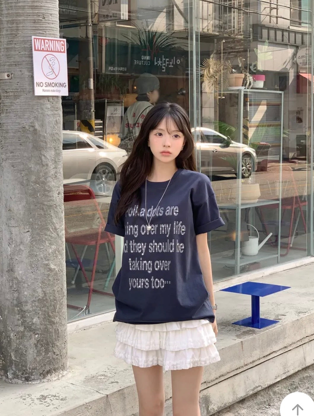 復古字母印花Tee 四色入