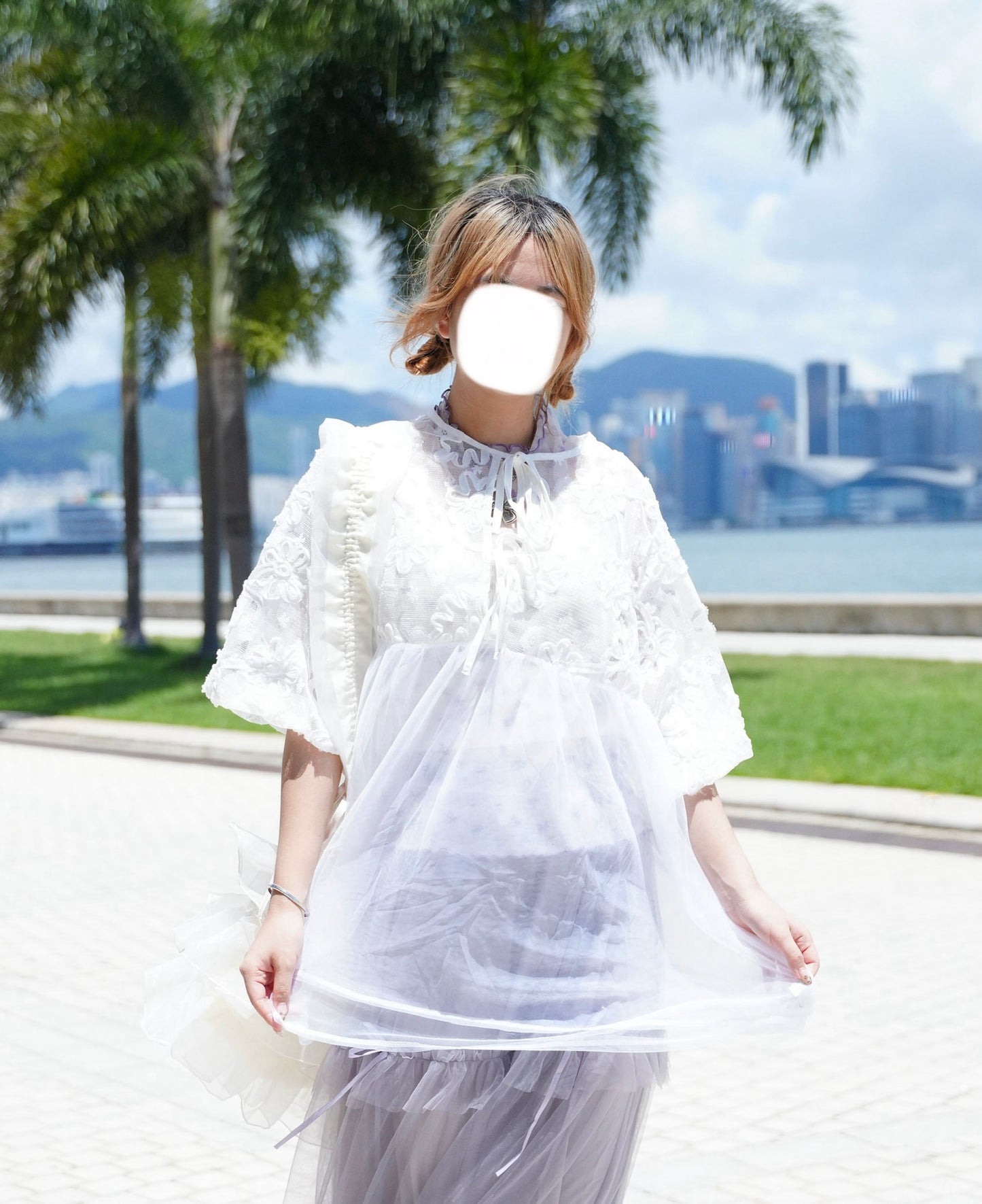透透蝴蝶結TOP 三色入
