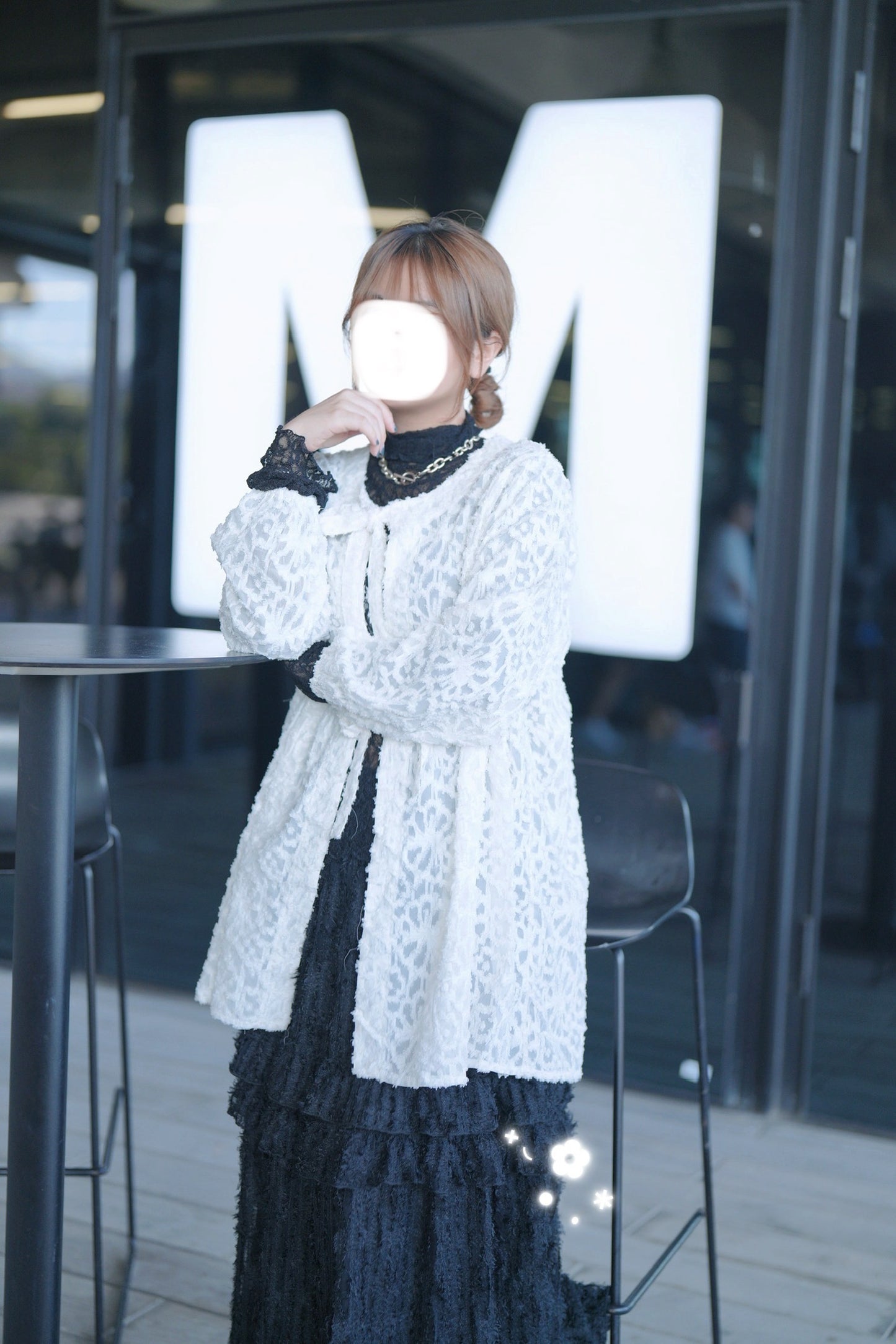 [$179優惠🔥]花花毛毛綁帶外套 三色入