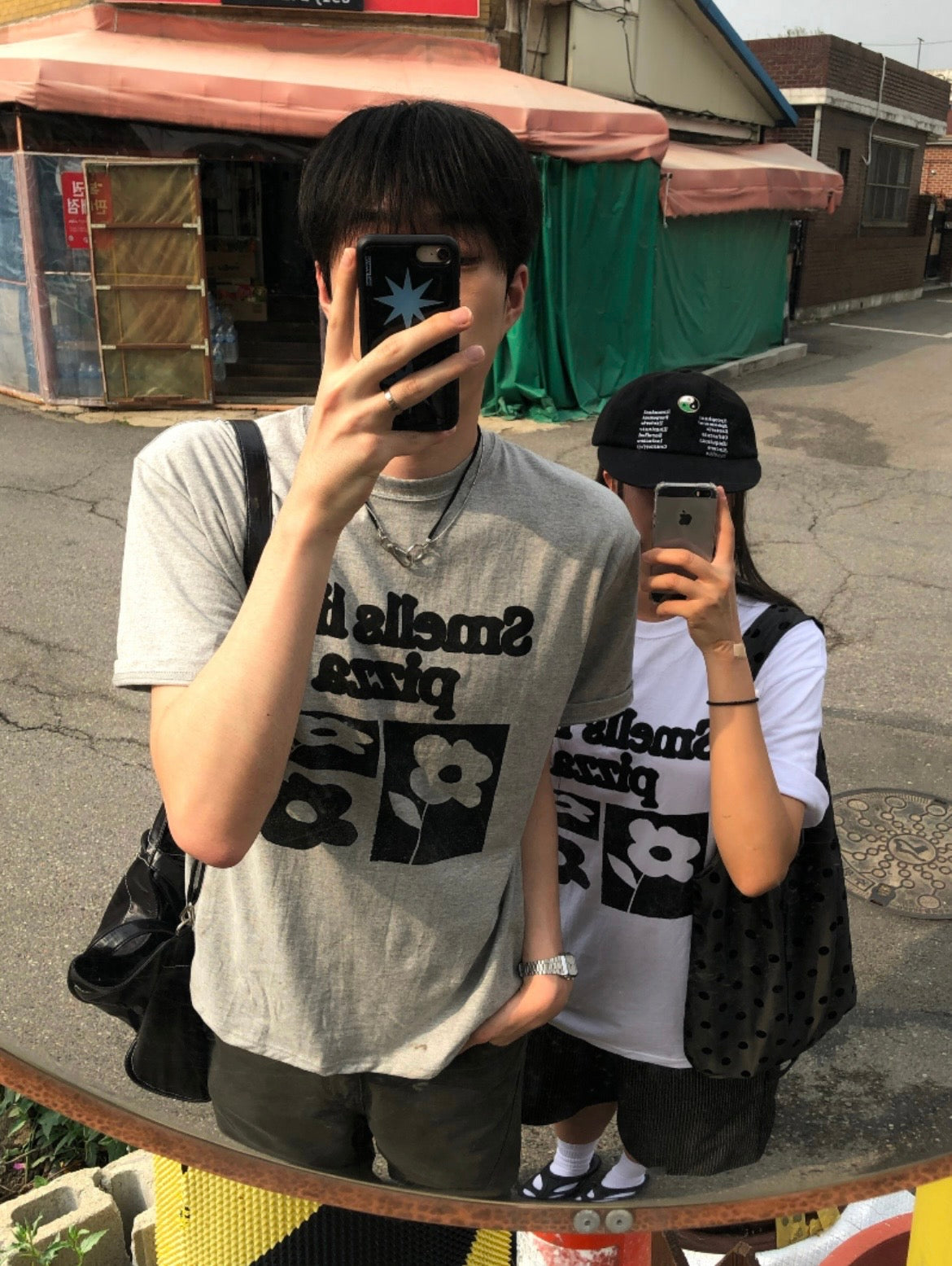 【1+1】花花字母Tee 五色入