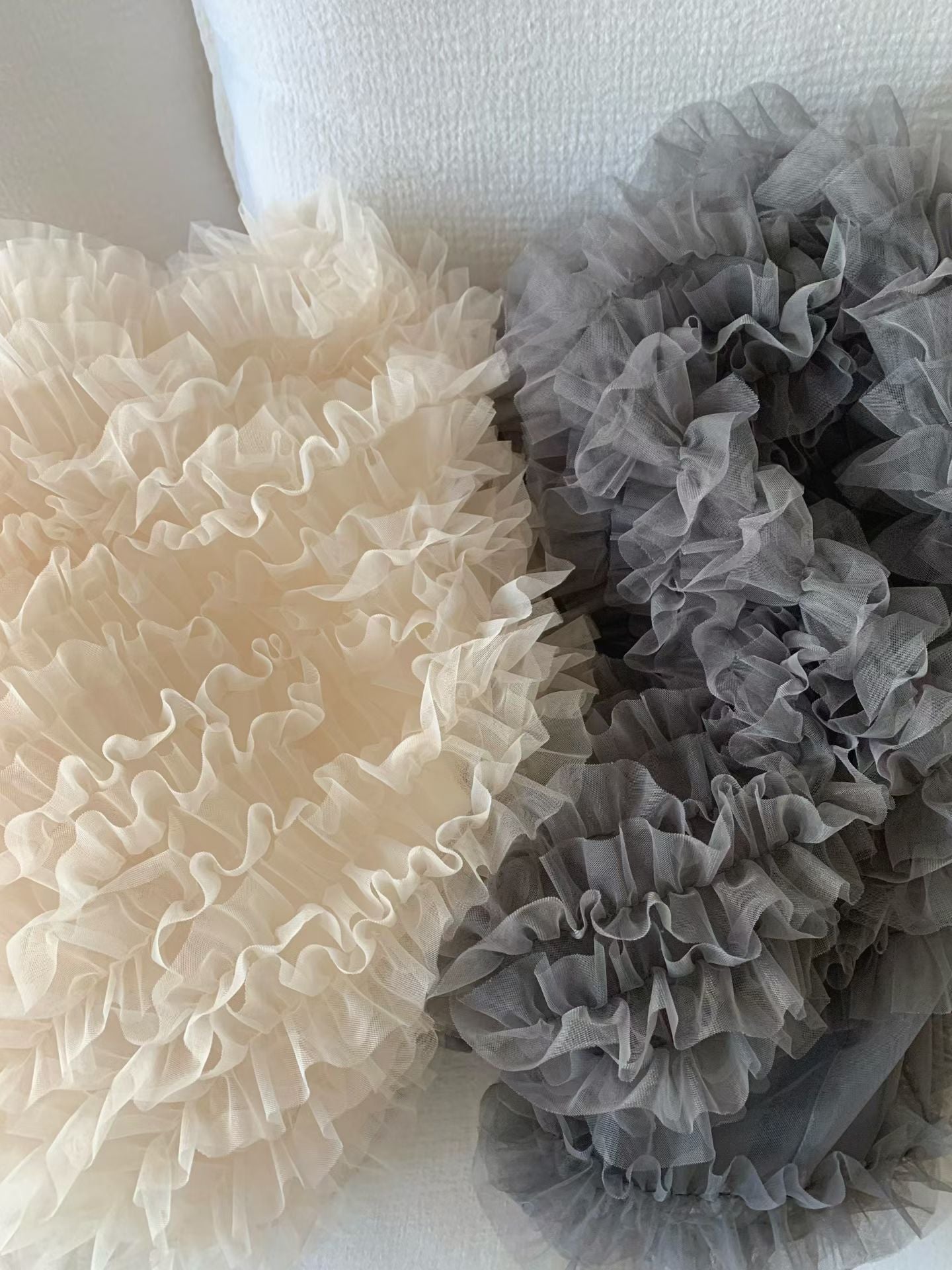 Ruffle紗紗半身裙 兩色入