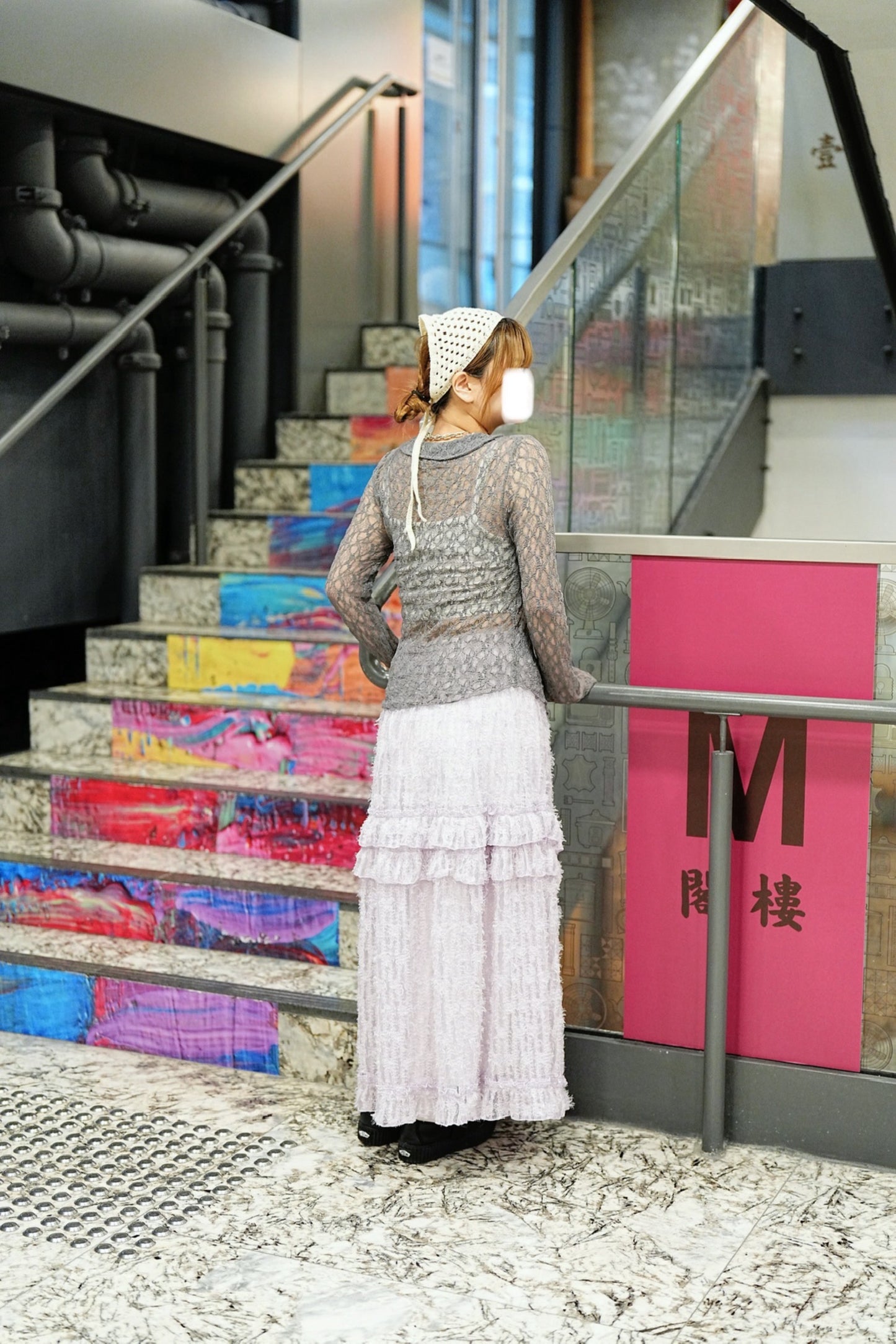 LACE POLO OUTER 四色入