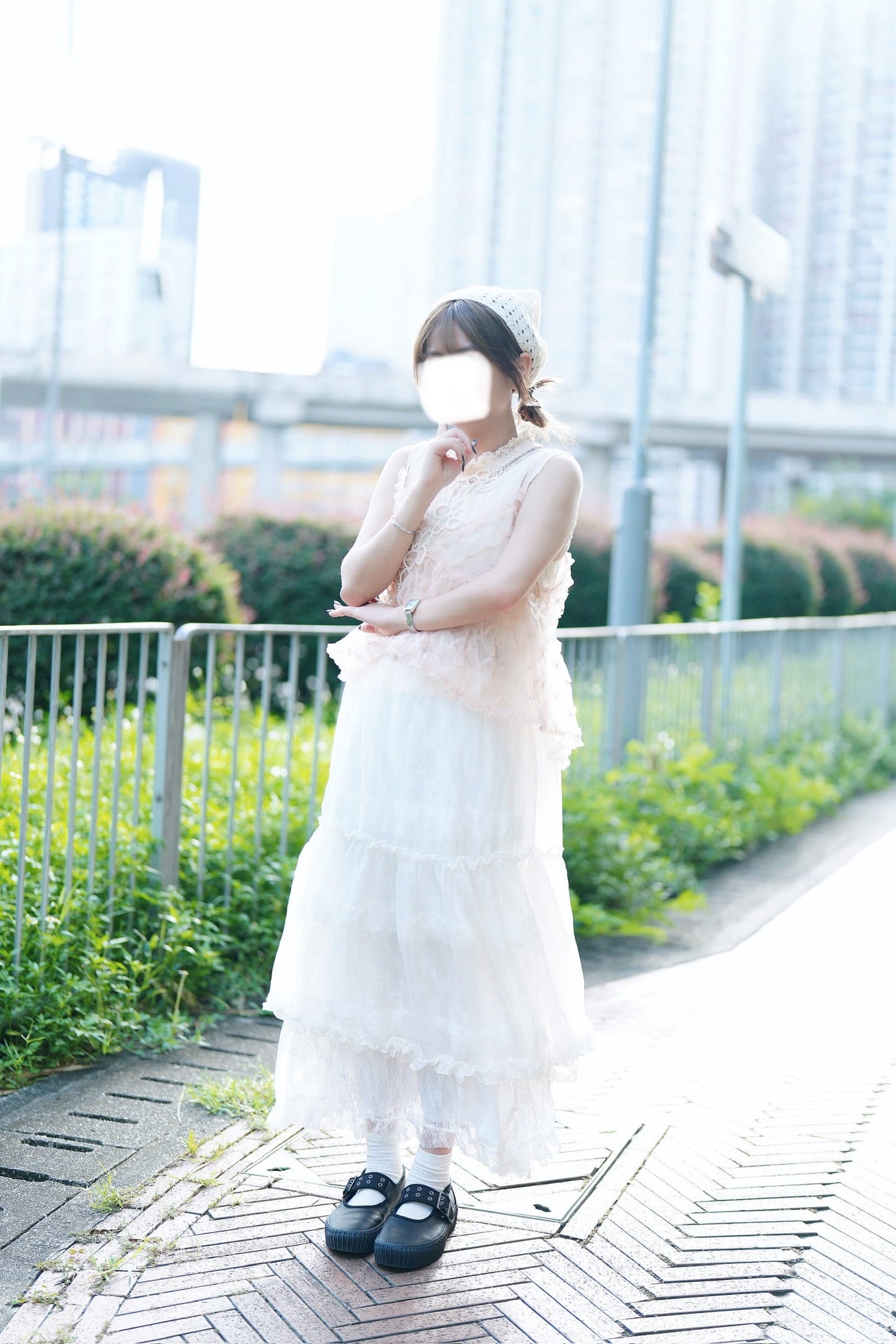必入!花花蕾絲蛋糕半裙