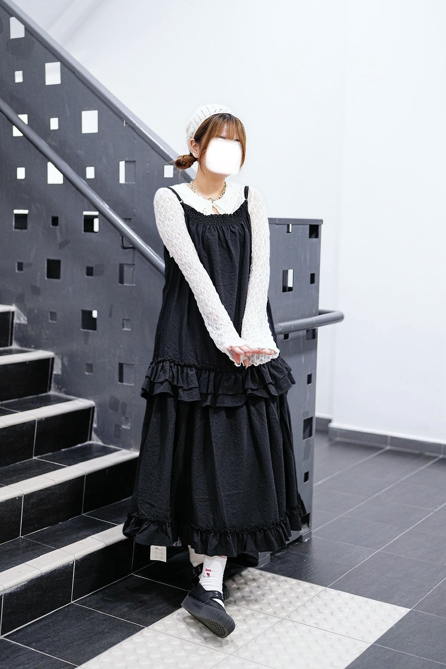 LACE POLO OUTER 四色入