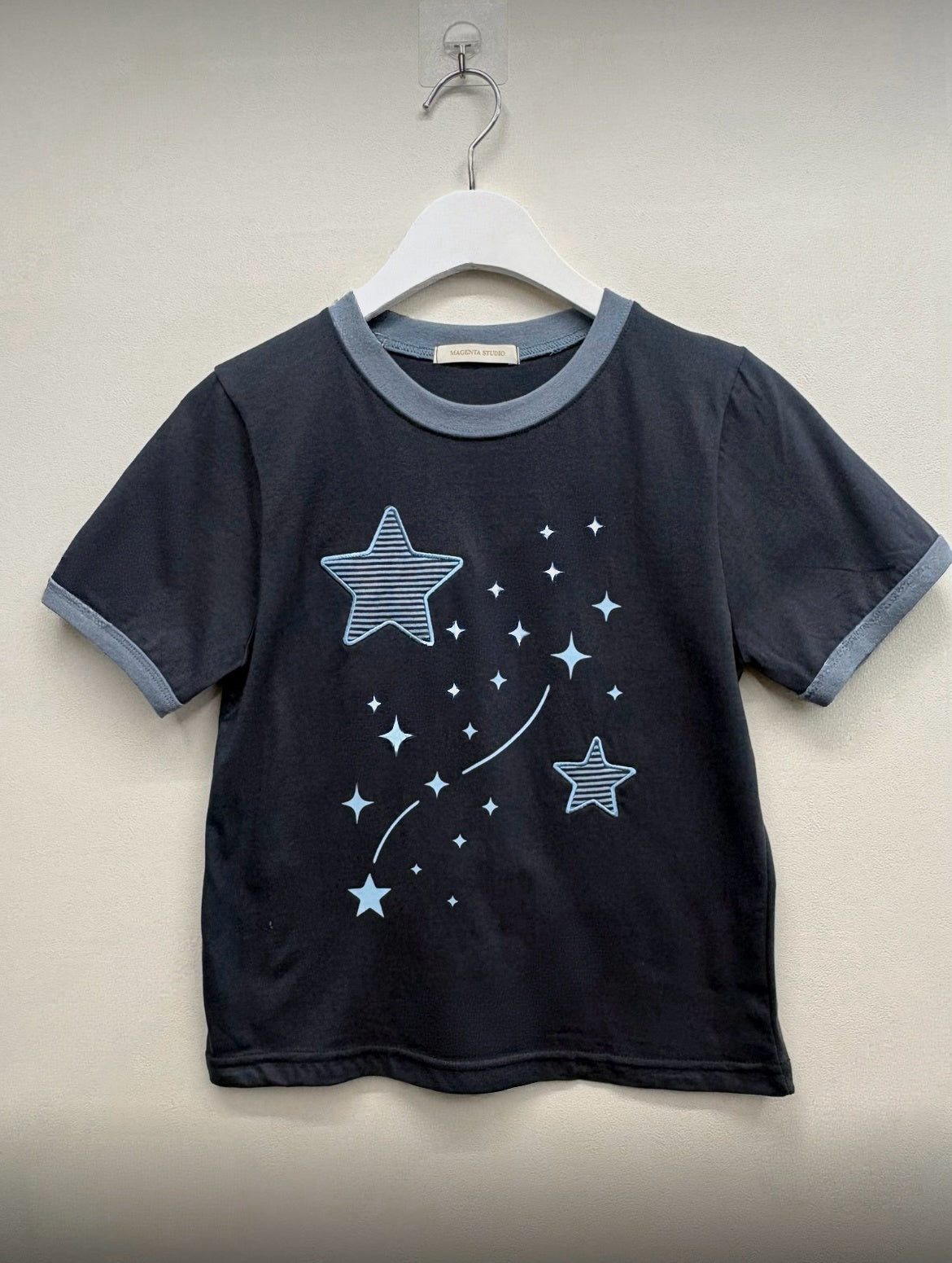 超人氣星星Crop Top 四色入