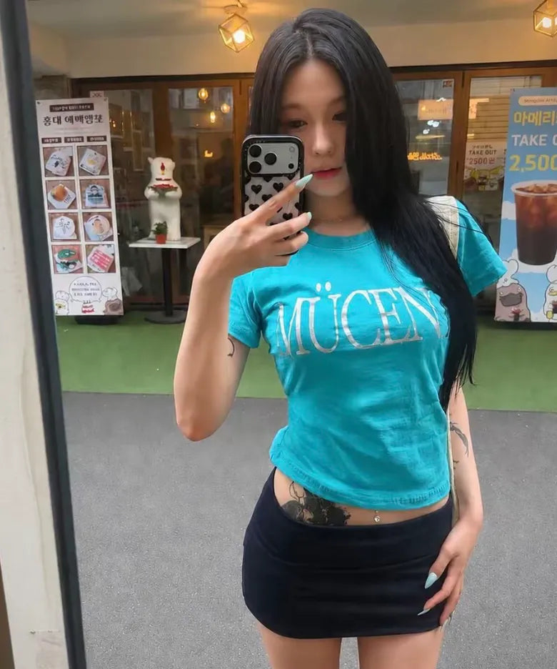 MUCENT薄荷綠短袖Tee 單色入