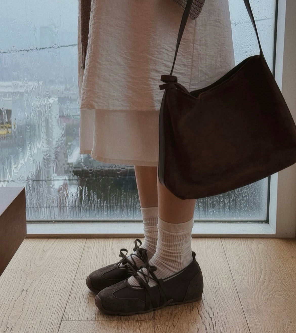 韓網大hit款式🔥！Ribbon mood ballet sneakers