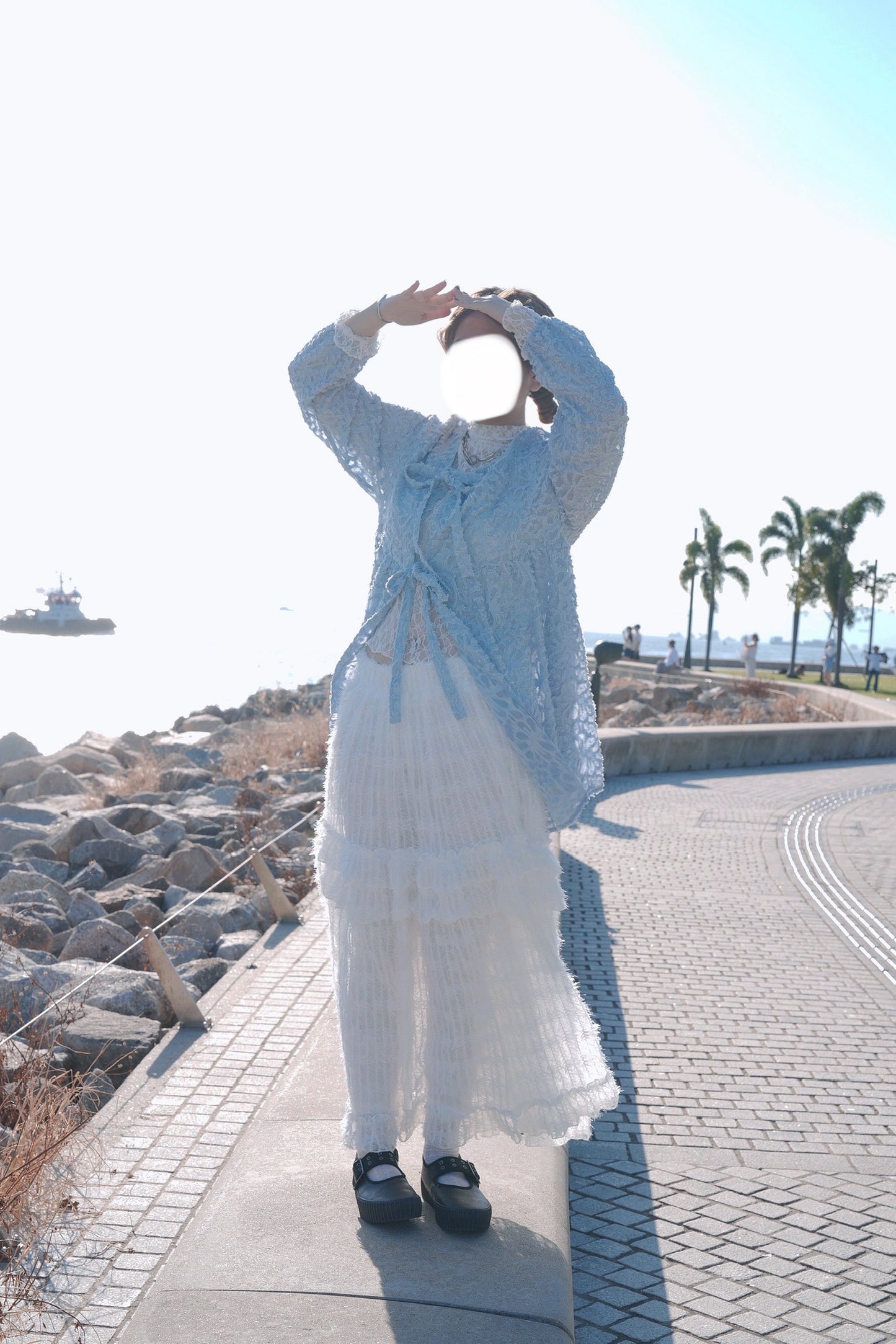 毛毛ruffle cake dress 四色入