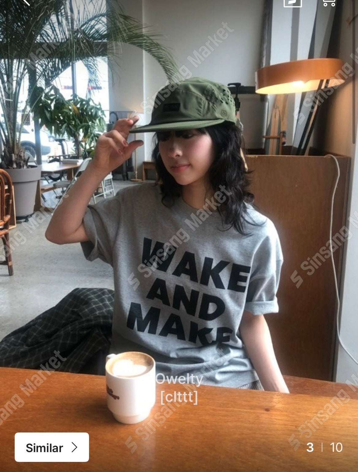 【1+1】花花字母Tee 五色入