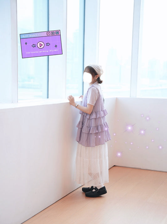 暗紋吊帶蛋糕layer連身裙 六色入