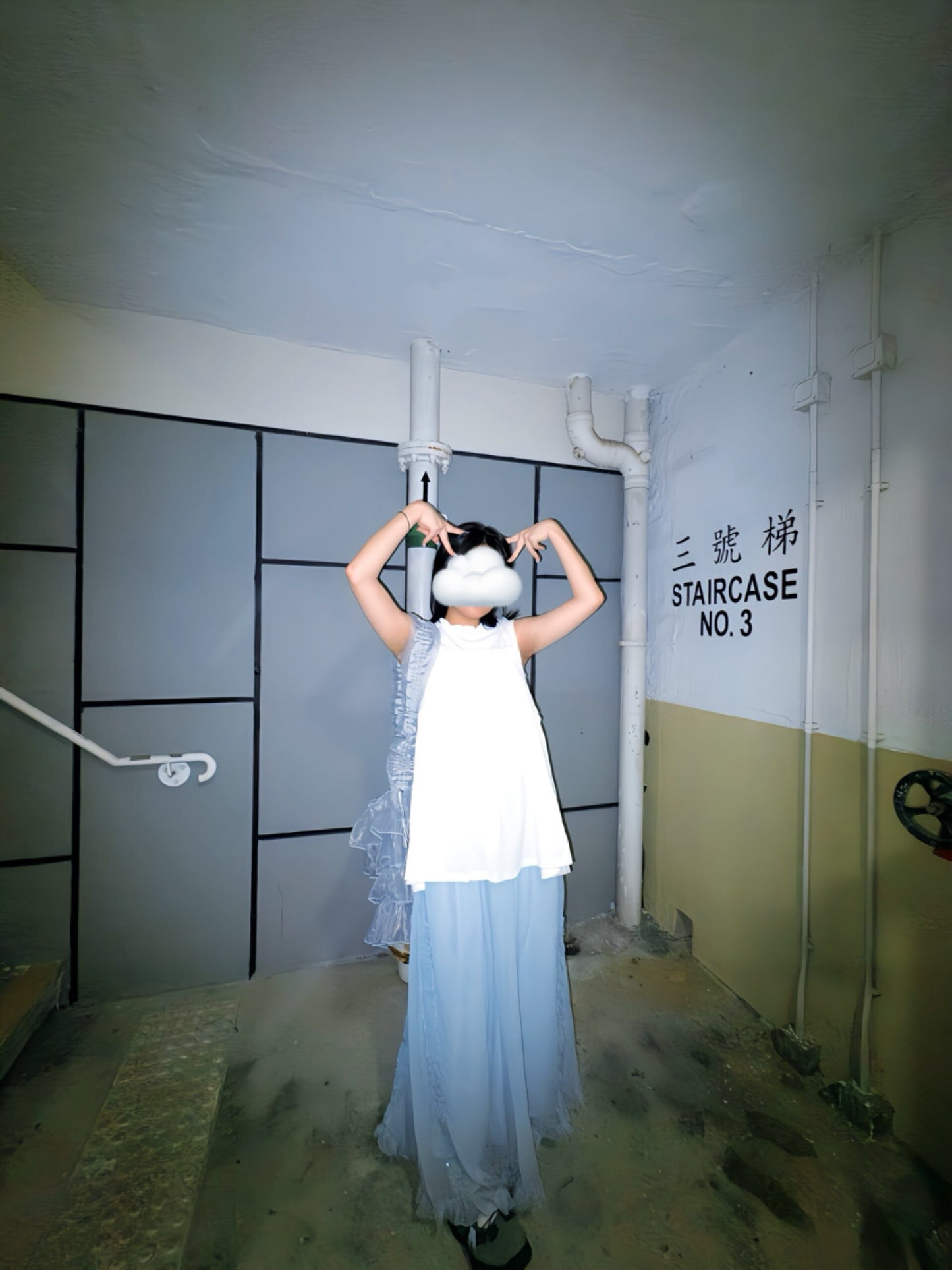 4色蛋糕ruffle 紗紗袋 L size