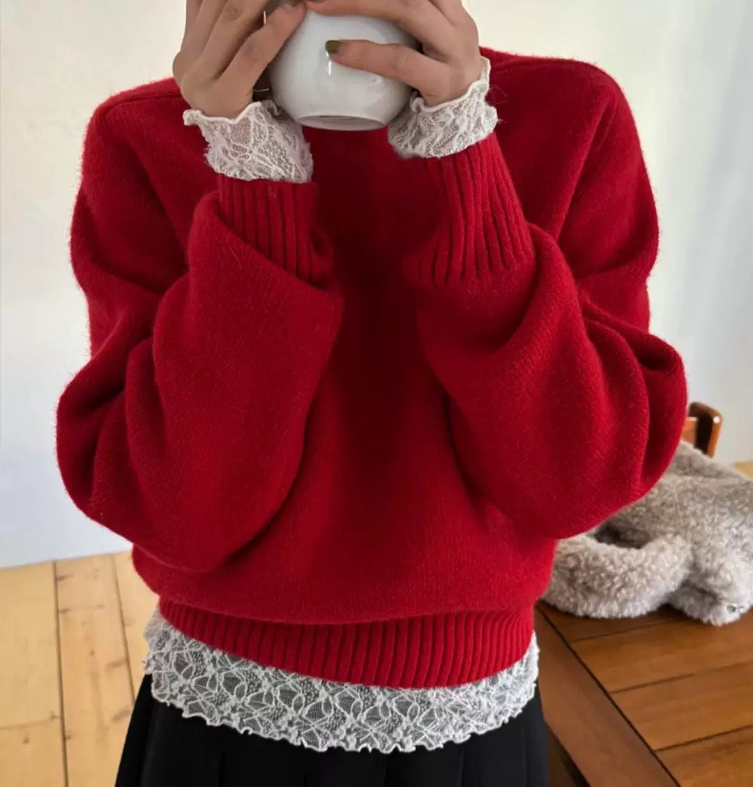 [$139@1] 韓制Lace Top 四色入